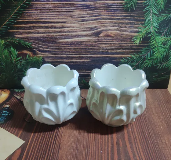 Гіпсове кашпо декоративне