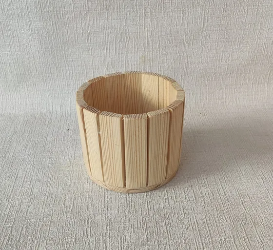 Ящик круглий без ручки