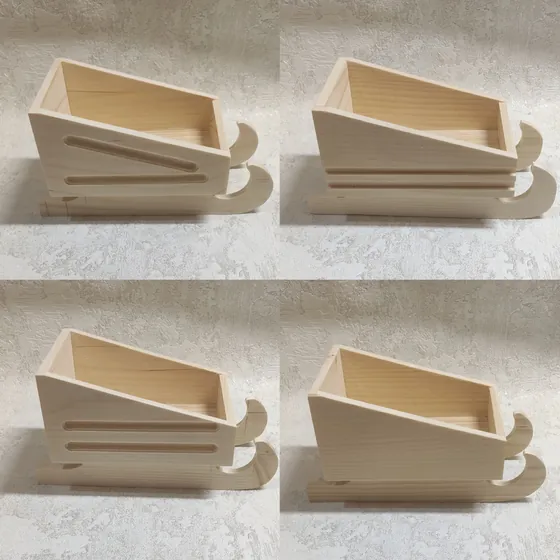 Кашпо-санки