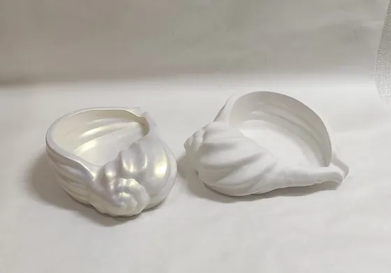 Гіпсове кашпо «Мушля»