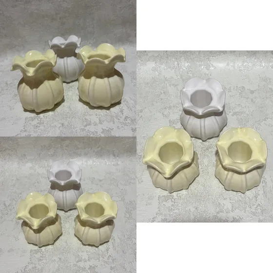 Елегантні гіпсові кашпо