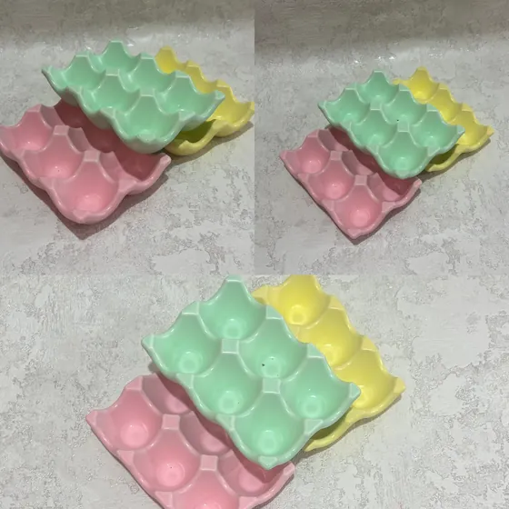 Гіпсові кашпо в пастельних відтінках