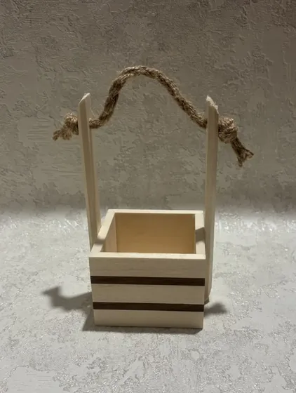 Дерев'яні кашпо #0100