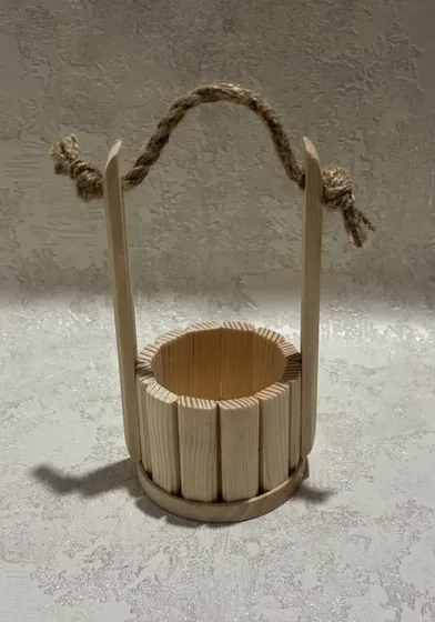 Дерев'яні кашпо #0101