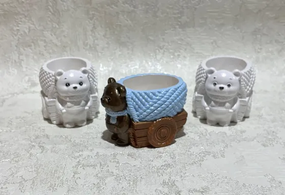 Гіпсові кашпо #0175