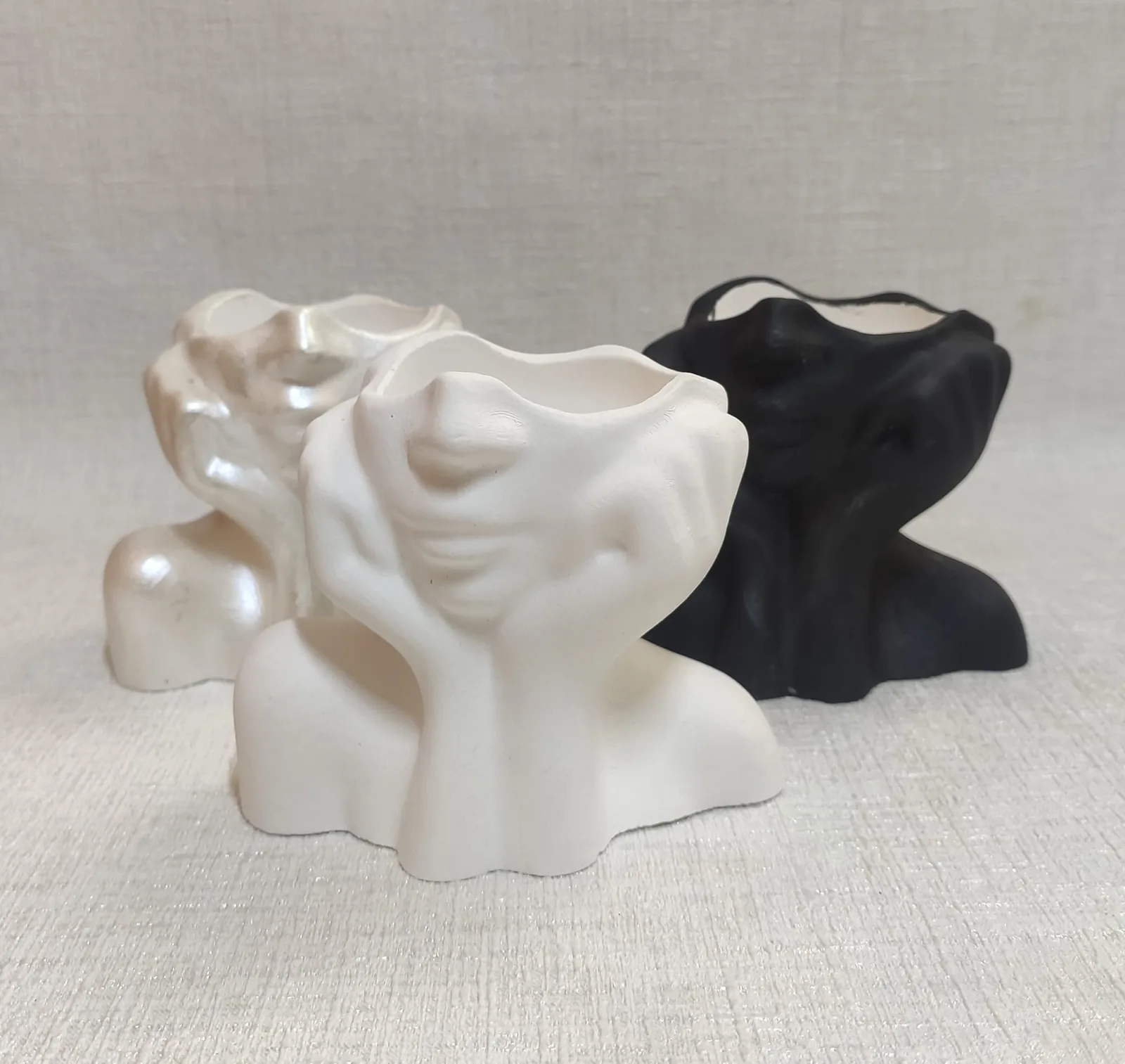 Гіпсове кашпо "Говяжа(шуткую) Голова"