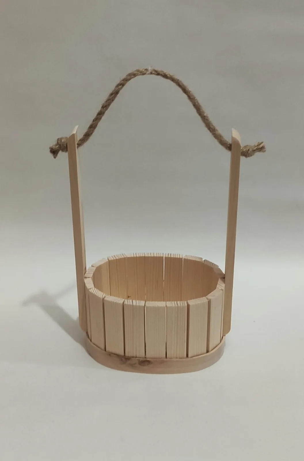 Кашпо овальне з ручкою